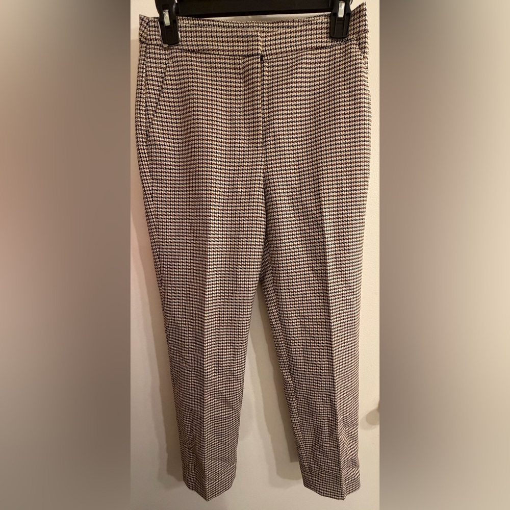 H&M Women's Houndstooth Trousers - Black & White